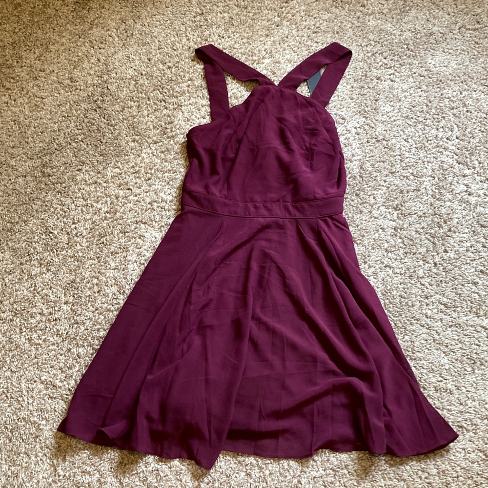 NWT Lulus Skater Dress M